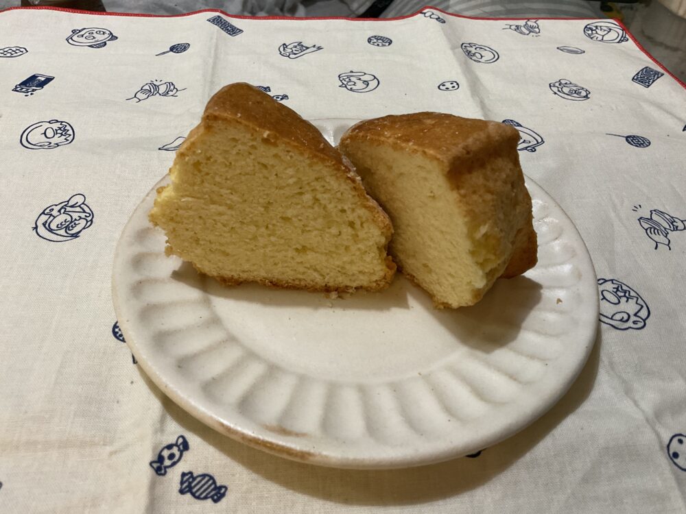 プレーンスコーンの断面