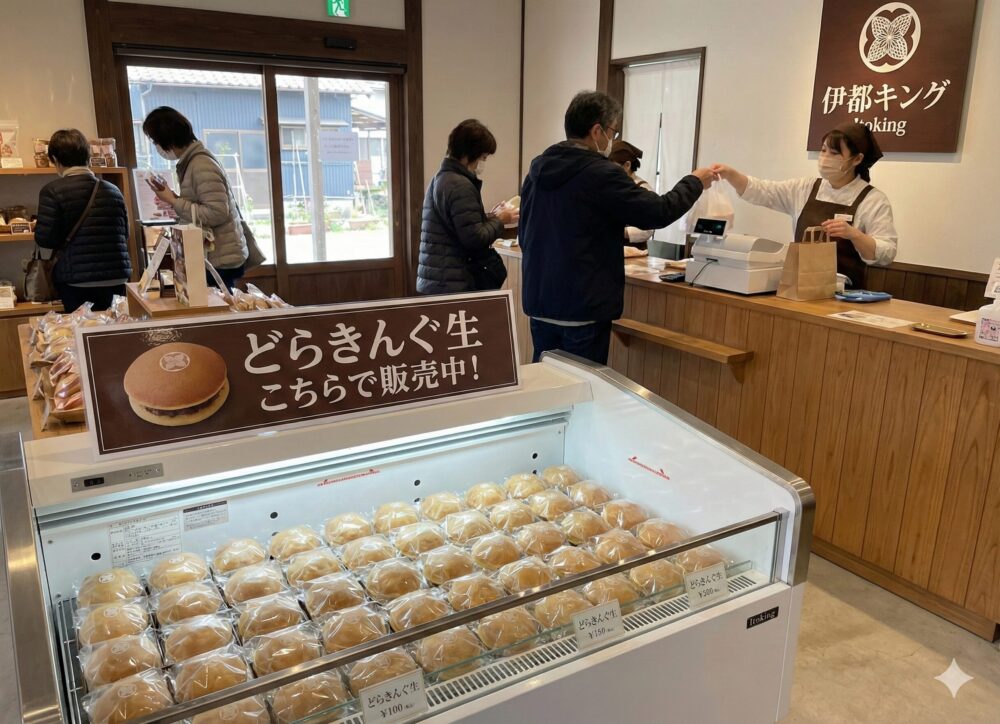 どらきんぐ生の販売店の様子